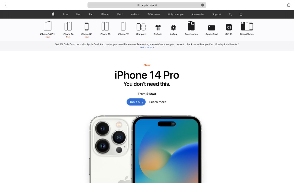 leokellr's tweet image. Apple just accidentally LEAKED the iPhone 14 Pro 🤯