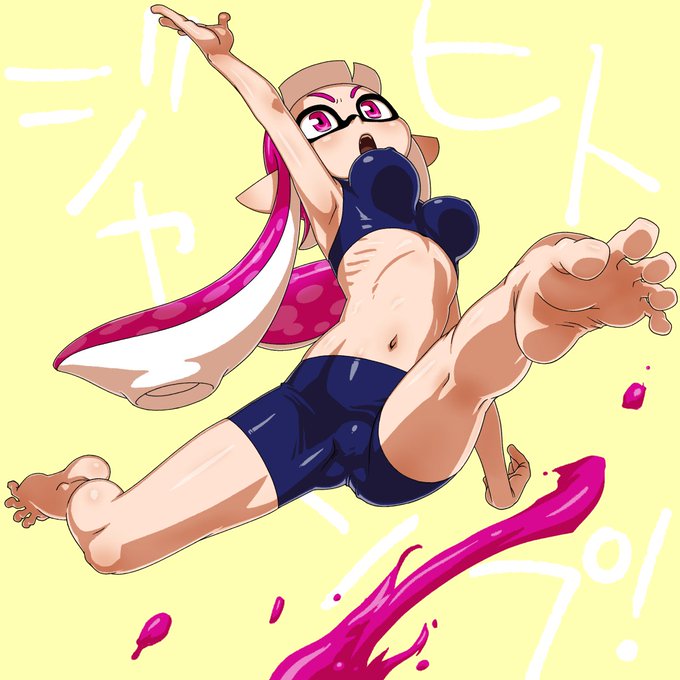 飛距離を犠牲にしてヒト形態でジャンプを披露してくれるガール 