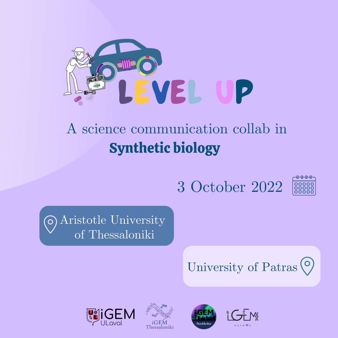 igem_patras's tweet photo. Synthetic Biology is at the heart of every iGEM Project, but it is not well known to the general public.

That's why we created Level Up!
We created brochures explaining Synthetic Biology in 4 different stages, aimed at different audiences.

@igemthess @iGEMulaval @igemstockholm https://t.co/9N3tJBe3Bn