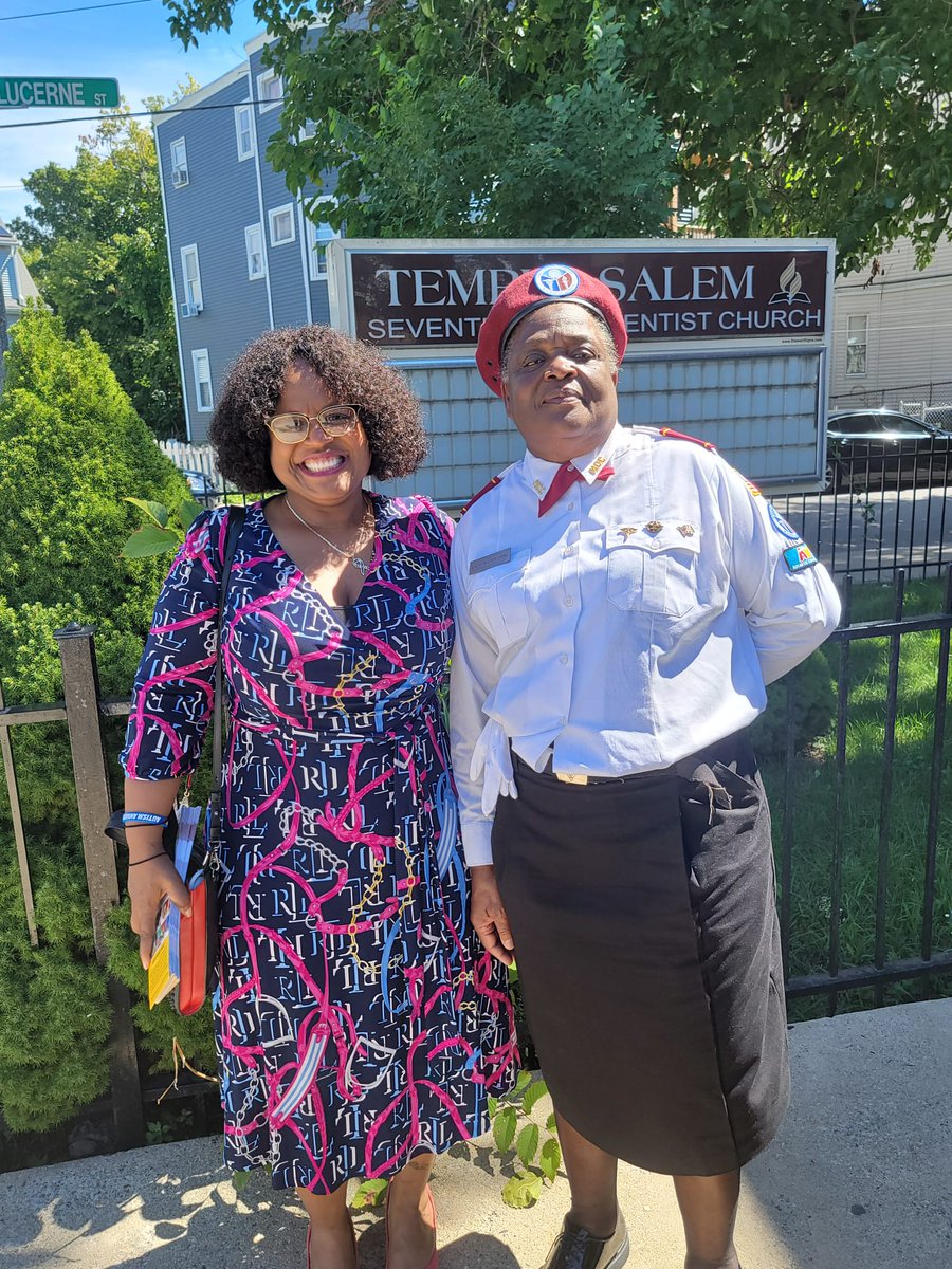Had a great time today meeting with voters at Temple Salem Seventh-Day Adventist Church.