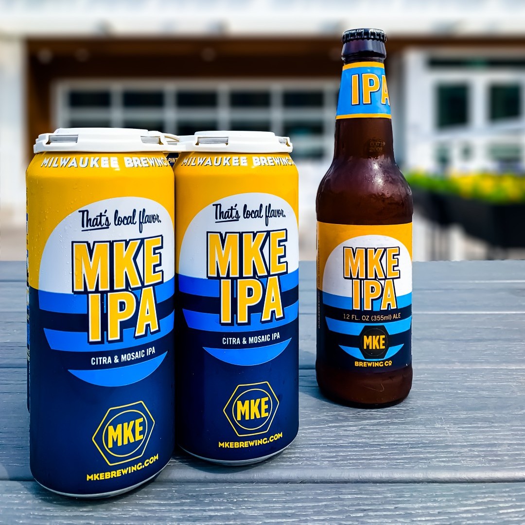MkeAleHouse's tweet photo. Our fourth and final draught revival is now ready to pour: MKE IPA!  Our hop-packed brew is exactly what you need to cap off your weekend.  Have a glass or three while you soak up some rays.  Just a reminder that quantities are limited, so get here and get beer!  #8MoreDays https://t.co/Sp68fDmUEm