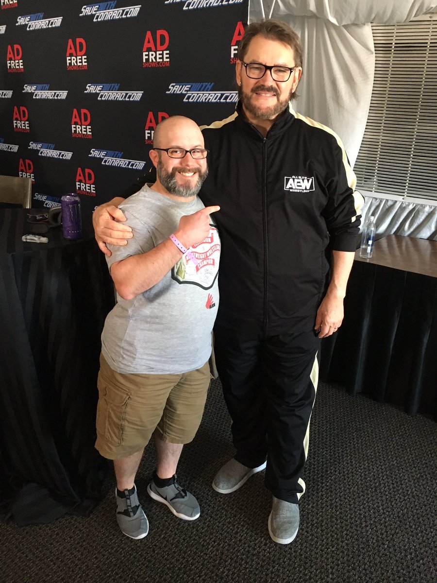 Tangst86's tweet photo. Day 2 of @adfreeshows #TGW2022 morning session with the amazing @RealKurtAngle Mike Chioda, David Crockett and the one and only @tonyschiavone24 #TopGuys #itstrueitstrue #JCP #ThatWillPutButtsInSeats https://t.co/QvRFVbUUF7