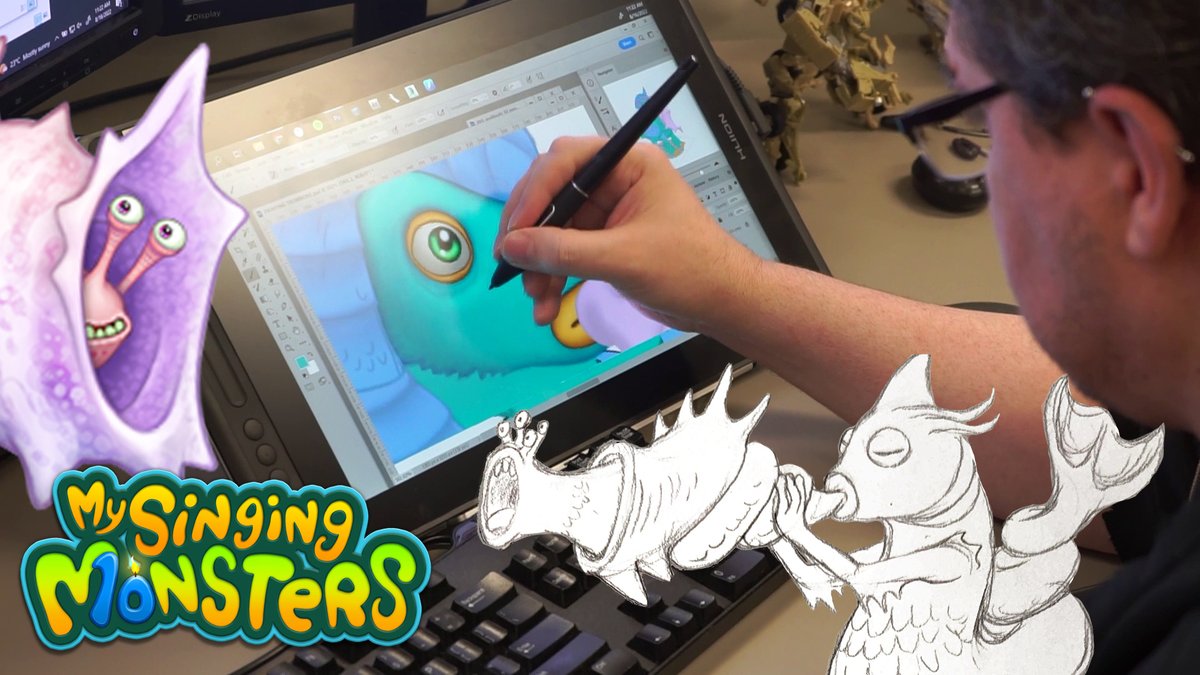 How to draw a Strombonin from My Singing Monsters step by step