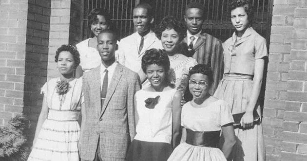 JonesForAR's tweet photo. 65 years ago today, a former governor used government resources to keep us divided. Orval Faubus hid behind the words “keeping the peace” to justify preventing integration of Little Rock Central High School. https://t.co/Ojd5Ct1HiN