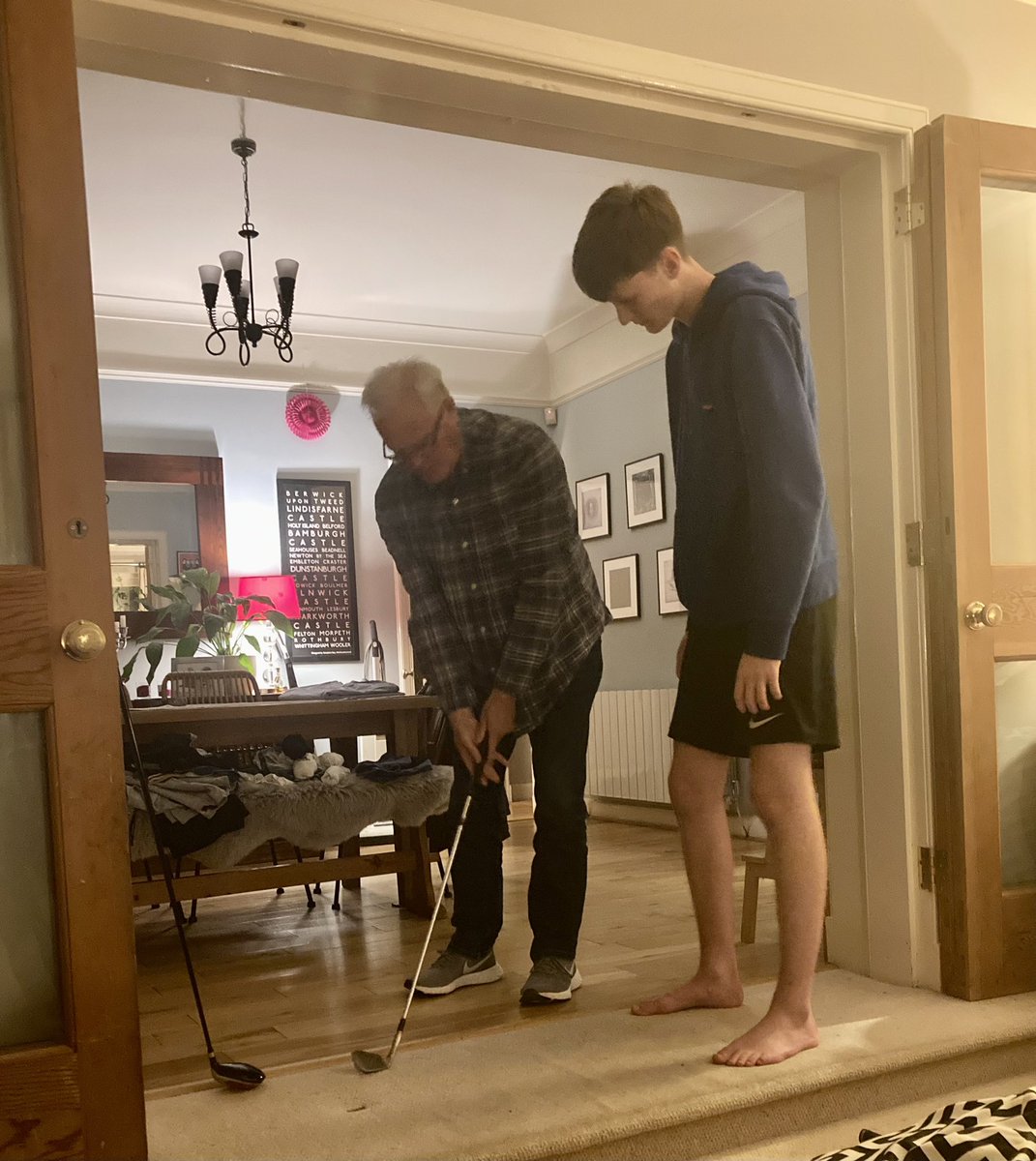 Excellent few days welcoming  <a href="/DavidEHolden/">David Holden</a> to Scotland. God is doing a great work.  And in his spare time Dave gives free golf tuition.