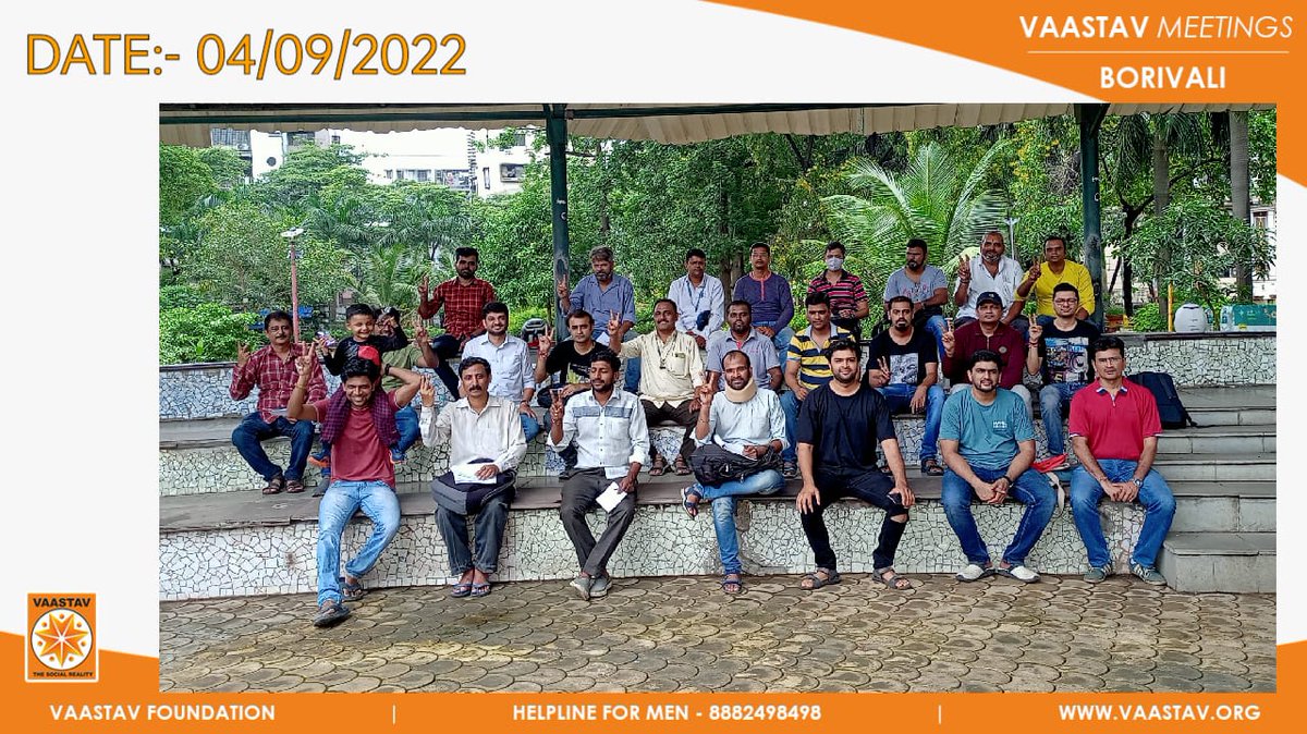 vaastavngo's tweet photo. Weekly meetings organized by @vaastavngo today at Borivali Mulund and Navi for helping the victims of false cases and #GenderBiasedLaws https://t.co/0XR7npyYLh
