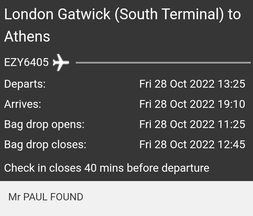 PaulFound17's tweet image. Boom! Flights booked and I'm finally off to #Athens for the very first time! And I've got a ticket to see legendary rockers #UFO at the city's #FuzzClub while I'm there!!! 😎🤟🏼