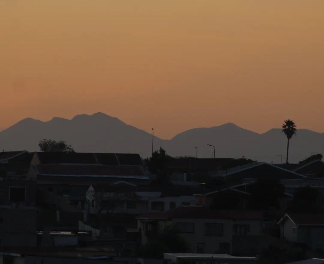 Sunset over the Northern Areas of Port Elizabeth.