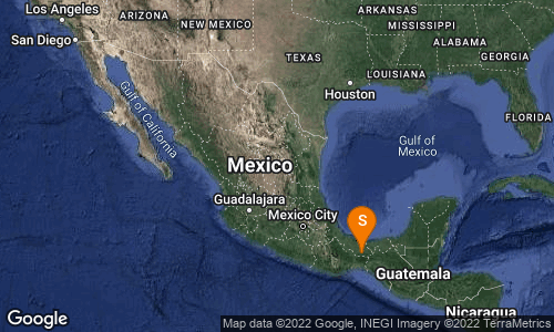 SismologicoMX's tweet photo. SISMO Magnitud 4.1 Loc  65 km al SUR de MINATITLAN, VER 04/09/22 10:47:35 Lat 17.41 Lon -94.45 Pf 128 km https://t.co/uWaOotR8gD