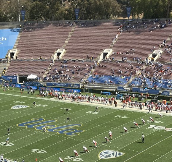 CUBarstool's tweet photo. One of these teams was picked to finish in the Top 4 of the PAC and the other was picked to finish last. Guess which one filled their stadium 
 
3 winning seasons in 20 years and people still show up. We deserve better @RickGeorgeCU https://t.co/hNkl6iauGh