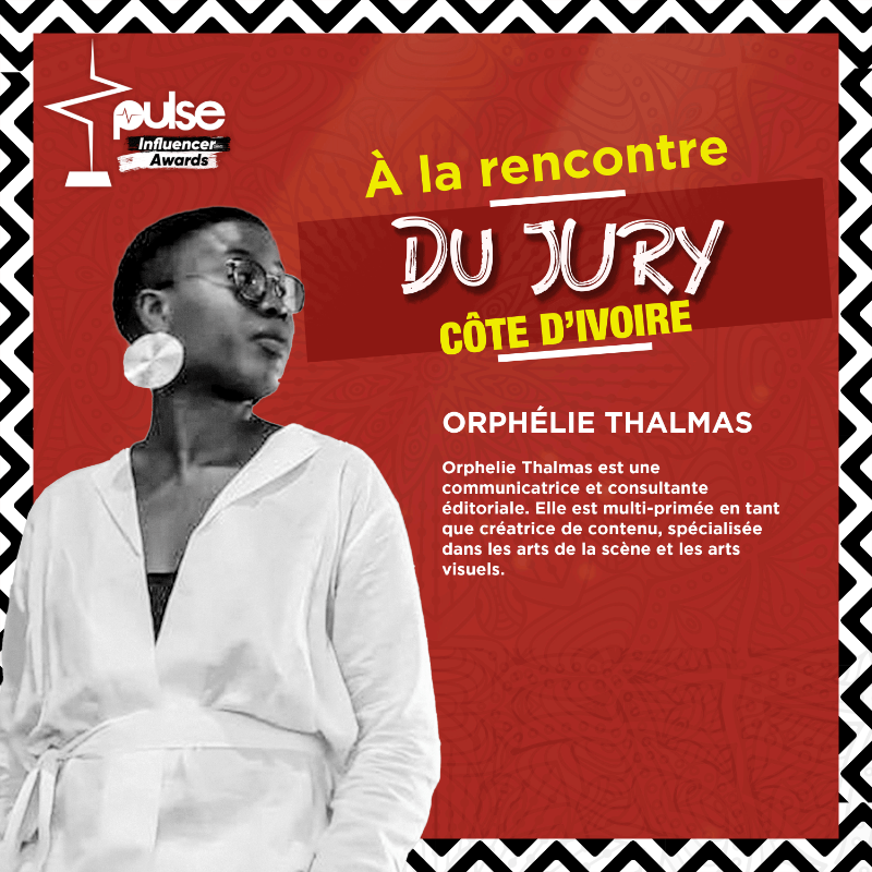 PulseCoteIvoire's tweet photo. Nous sommes fiers de compter parmi nos jurés des #PulseInfluencerAwards2022 : @gorouadama @JeanLouisBoua @magloire_ndehi @OrphelieThalmas @Fantastyck @franckbaye 😊