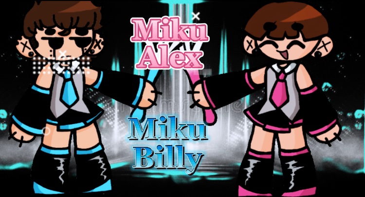MiguelM52159090's tweet photo. 💗💙Hatsune miku Alex and Billy lol💗💙 https://t.co/q3aXkcvKyk