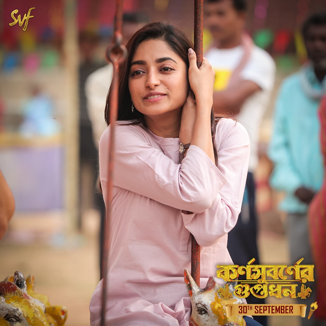 m_ishaa's tweet photo. পুজোর মেলা vibes ❤️

এই পুজোয় আসছে #KarnasubarnerGuptodhon... In cinemas 30th September. Trailer drops on 11th September.

@SVFsocial @itsmeabir @Arjun_C @dhrubo_banerjee https://t.co/fcrlVyI1OP