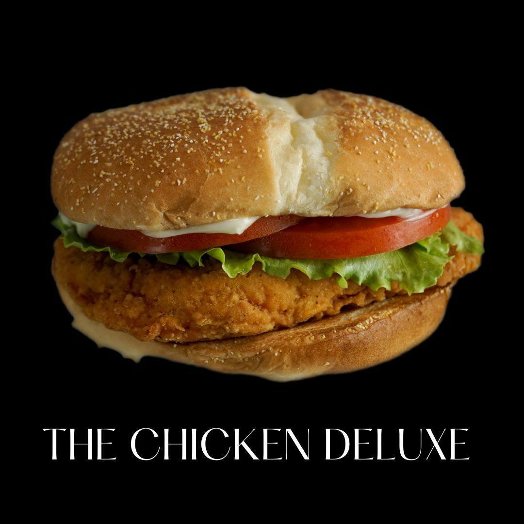 BurgerHouseEug's tweet photo. The chicken war is OVER! Everything about this chicken sandwich is DELUXE, with mayo tomato 🍅 lettuce 🥬 we let the quality chicken do the talking in this sandwich. This is the real deal! https://t.co/4w2F2PtQat