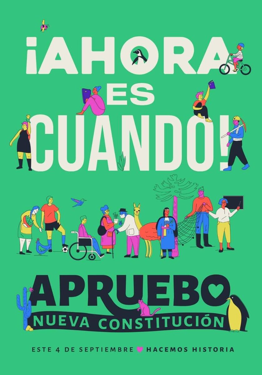 DavidArboledaGz's tweet photo. Nos costó mucho llegar hasta este punto. No es el último pero es un gran paso transformador para la sociedad en su conjunto. #NuevaConstitución #Chile #Latinoamérica #PlebiscitoChile https://t.co/Z5f1MCvgf6