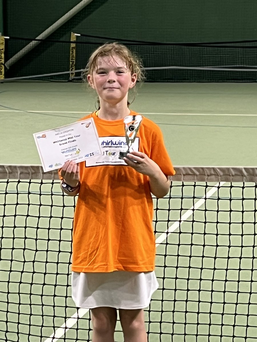RheaCrighton1's tweet photo. Very proud of Amelia, after losing 3 matches in the Green (10U) Whirlwind masters final she came back fighting to come🥈in the Orange (9U) Whirlwind masters final, losing 8-10 in the final after an immense semi final where she won 10-8  @SouthDevonTenn1 @Devontennis https://t.co/pwWkT0LKq5