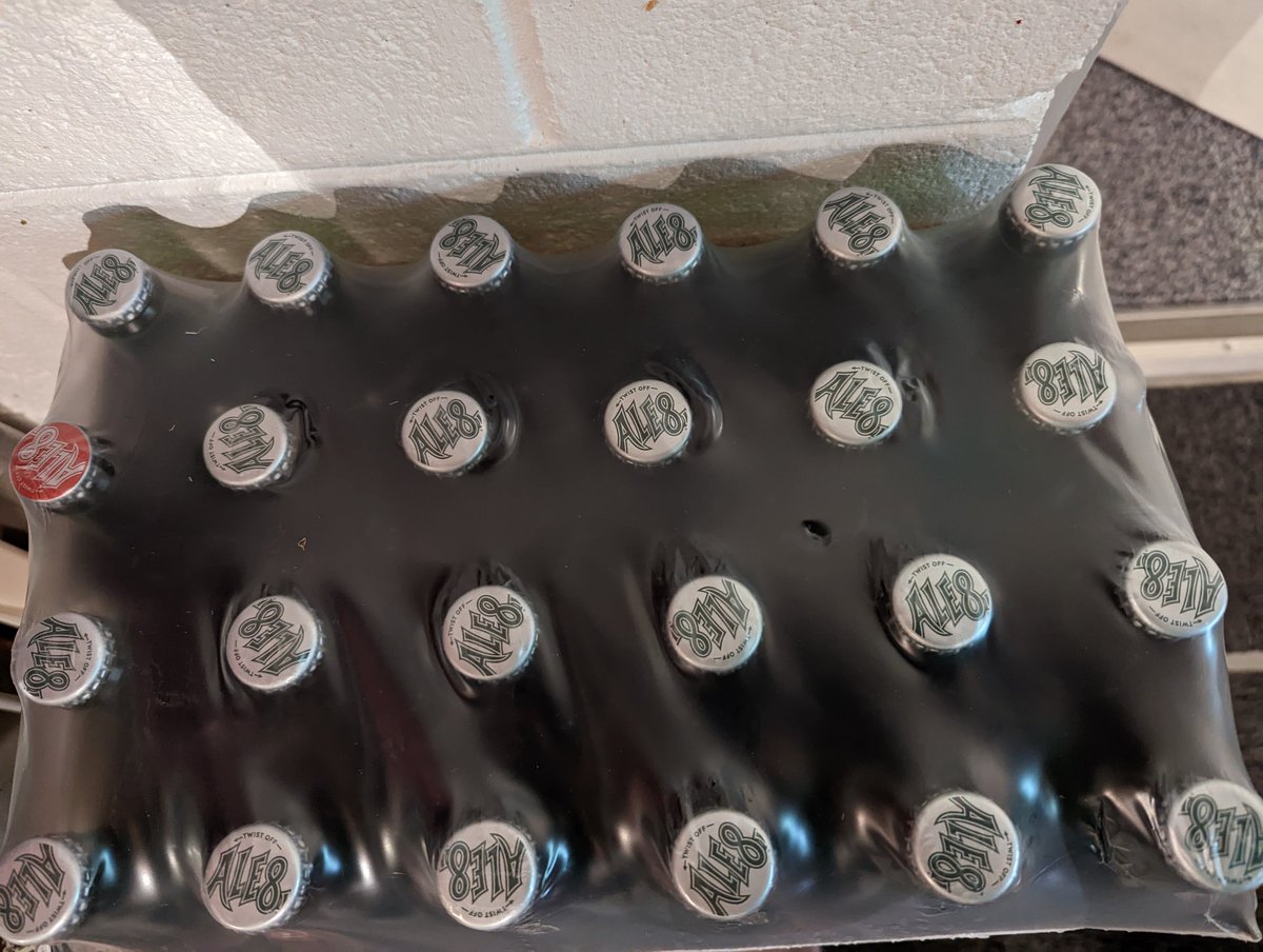 chad_birch's tweet photo. @Ale8One, is finding a red top in your Diet Ale-8 case the same as Charlie finding the golden ticket in Willy Wonka? Do I get the company now? 😂 https://t.co/H0ZGOTiorL