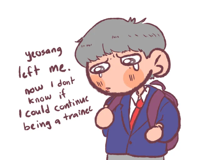 When Yeosang left his previous company :')
.
#ateez #ateezfanart #yeosang #wooyoung #에이티즈 #에이티즈팬아트 #여상 #우영 