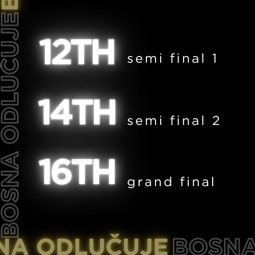 BHRT_nt's tweet photo. 📅 Save the dates for the Bosna Odlučuje!!

12th ~ Semi Final 1
14th ~ Semi Final 2
16th ~ Grand Final

#Eurovisnt | #BosnaOdlučuje https://t.co/eJlMQMgWG6