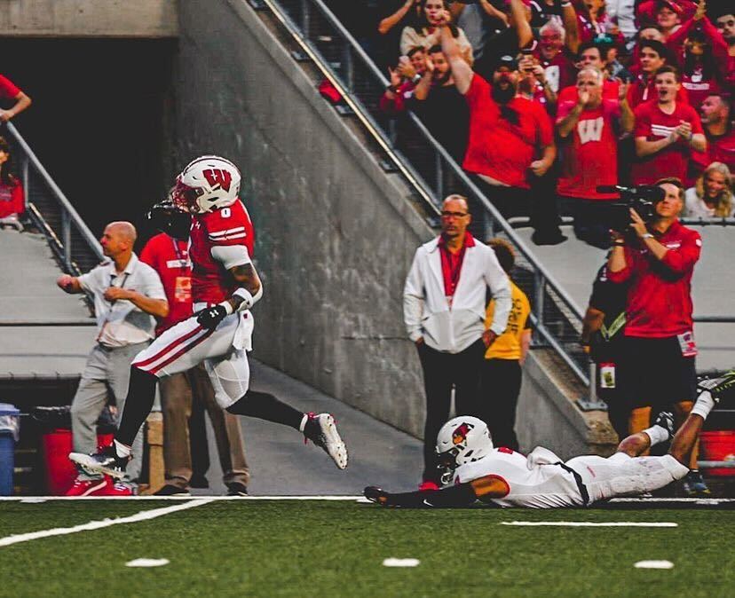 Braelon Allen in Week 1:

🦡14 rushes
🦡148 yards
🦡2 TDs
🦡134 yards after contact

(📸: <a href="/BadgerFootball/">Wisconsin Football</a>)