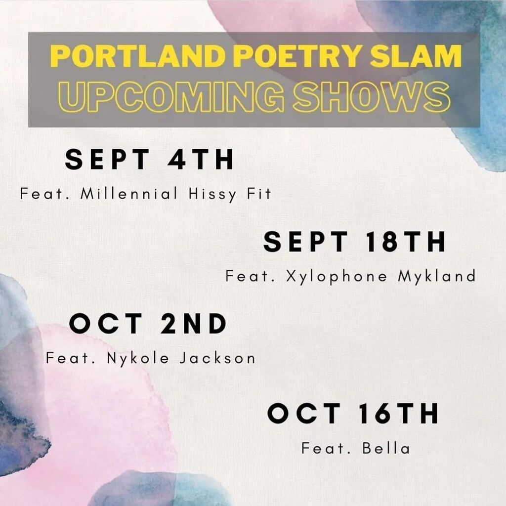 tinyscoffee's tweet photo. Poetry dates for September and October @portlandpoetry! At Northeast Tinys every other Sunday!

#portlandpoetry #poetrycommunity #pdxpoetry #portlandpoetryslam https://t.co/uC6tdKlS2P https://t.co/5lFVXIsAMY