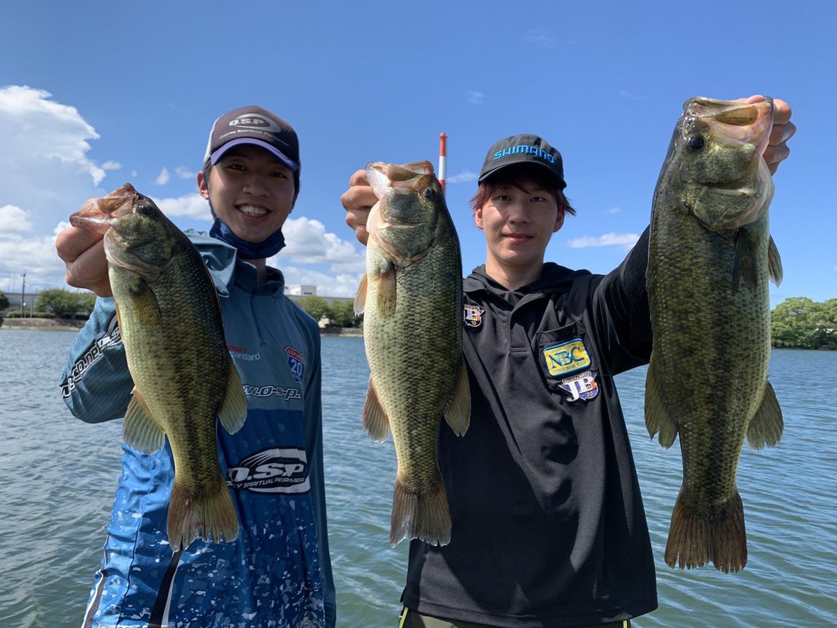 simorei000's tweet photo. JBⅡ四国ラスト戦優勝できました！
初めパートナーの魚でヒントを得てキッカーも2本混じり、二人で楽しい釣りができたので良かったです! https://t.co/VmMyfcFXCp