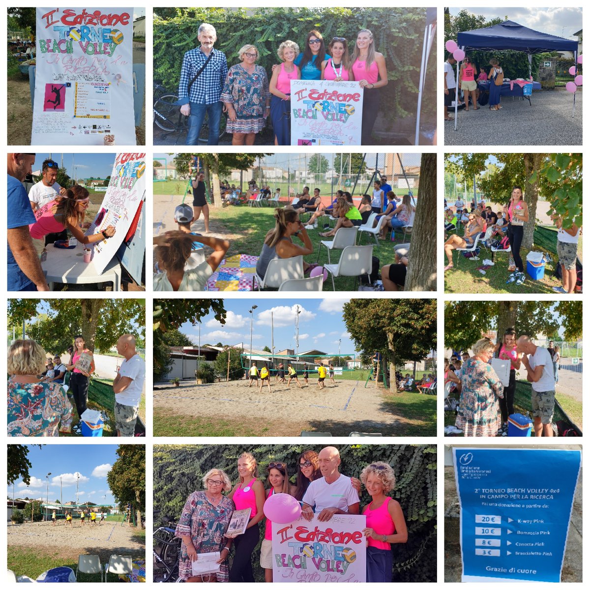 Un'intera comunità a favore della ricerca...insieme si può! <a href="/Fondaz_Veronesi/">Fondazione Veronesi</a> #beachvolley #volontari #domenica #felonica #mantova #ricerca
