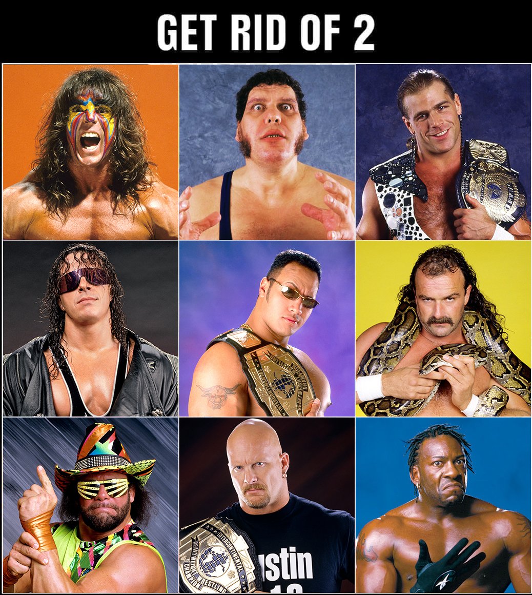 WrestlinAddicts's tweet photo. This is insane...but Ultimate Warrior and Booker T... can you report to the commissioner's office please https://t.co/hoA8SEe1RI