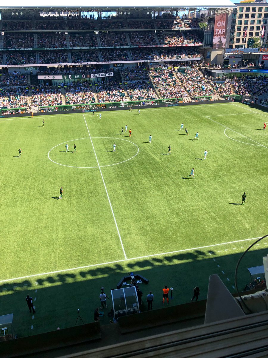 Bright, warm, sunny Sunday for @TimbersFC and @ATLUTD - a massively important match for both teams in their respective conference playoff races. Join @liam_ridgewell and me on @750TheGame right now! #PORvATL #RCTID