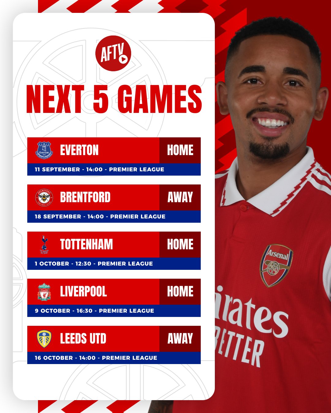 Arsenal next match on sale in premier league