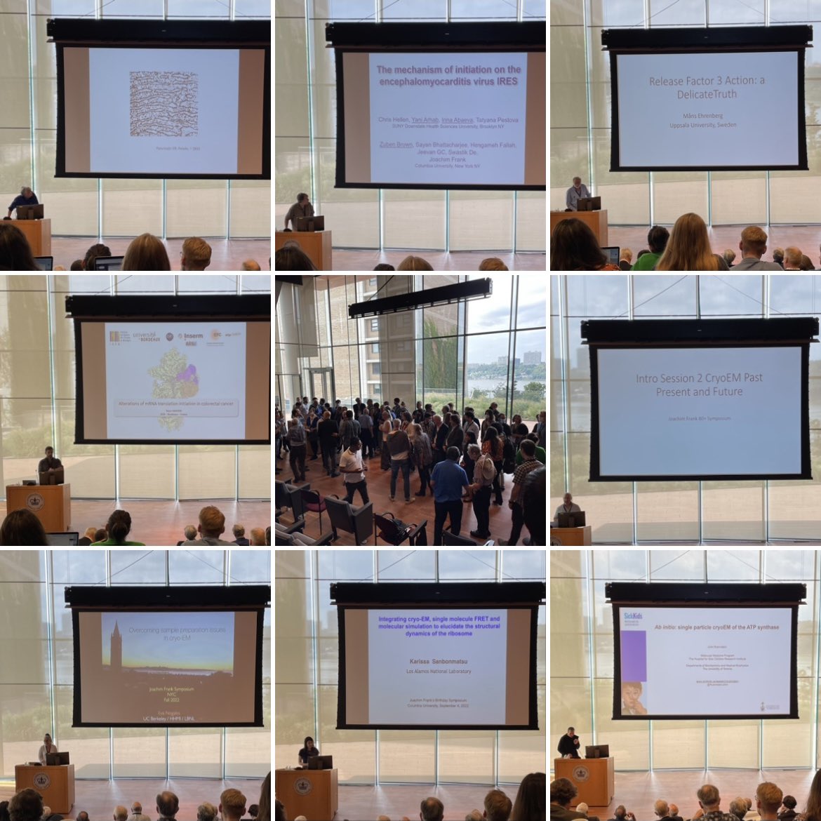 edward_eng's tweet photo. The #JF80 symposium was a wonderful celebration honoring @joachimfrank. 

His contributions to the #ribosome &amp; #cryoEM fields enabled a community of scientists and have foundational impact on future research. Happy birthday and thanks to everyone that made today an amazing event. https://t.co/opOTU8ggtM