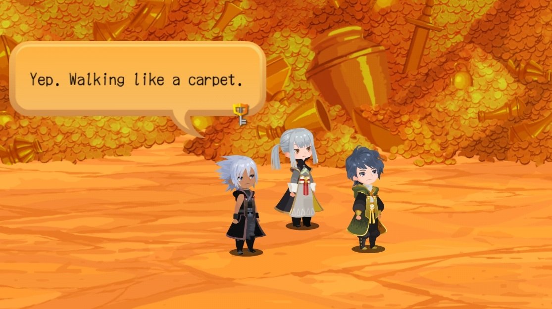 khxquotes's tweet photo. Hermod : That's a carpet, right?
Xehanort : Yep. Walking like a person.

Hermod : That's Eraqus, right?
Xehanort : Yep. Walking like a carpet.

#KingdomHearts #KHDR https://t.co/sGhytY7X9g