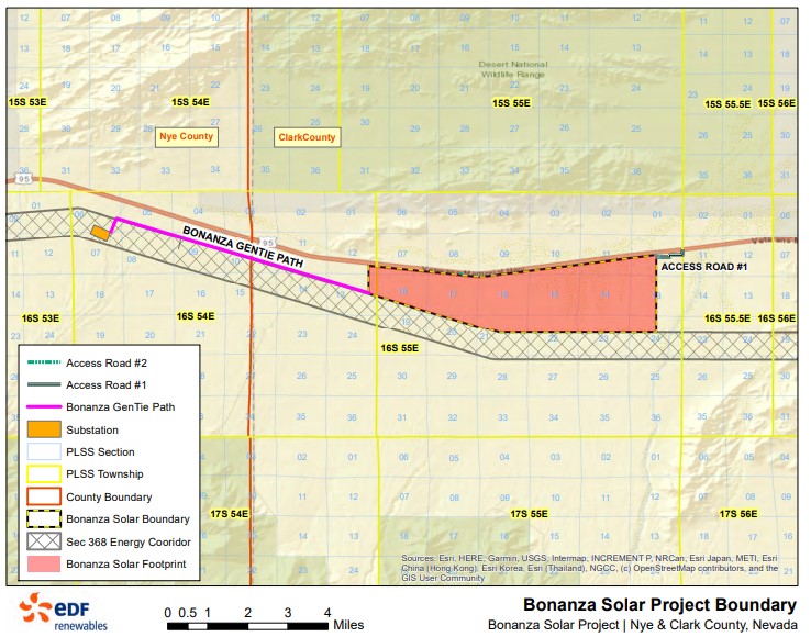 BasinRange's tweet photo. Several outcrops found near Indian Springs, Nevada contain fossils that could be obliterated by nearly 10,000 acres of large-scale solar applications. Mammoth fossils have been found close by. Projects are called Bonanza Solar and Kawich Solar. https://t.co/Je83SX9BjB