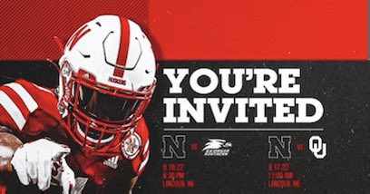 DashBauman's tweet photo. Thanks @SeanDillonNU, can’t wait to get to a game! @HuskerFBNation https://t.co/0wJxhN4M8W