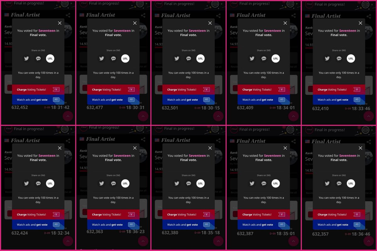 KpopVoteBox's tweet photo. 🗳〣 #VotingProofBox
— 20 tickets for #SEVENTEEN on TTA final voting https://t.co/Wtd6f1xMQN