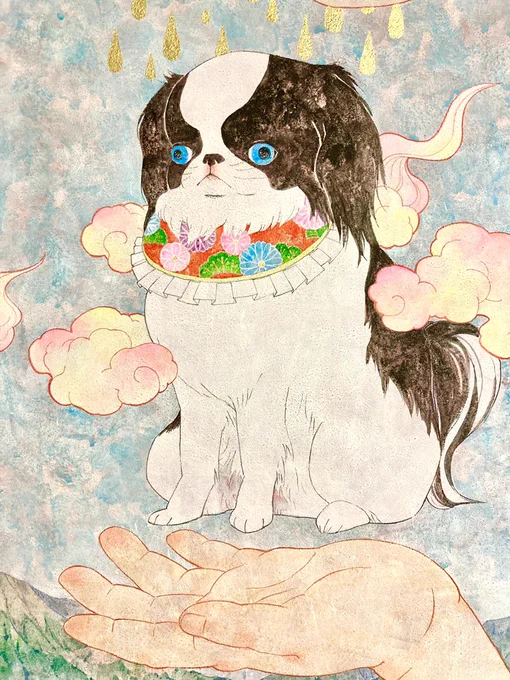 #作品を載せて自分の作品を知ってもらおうこの様な世界観でアート作品を描いています。 