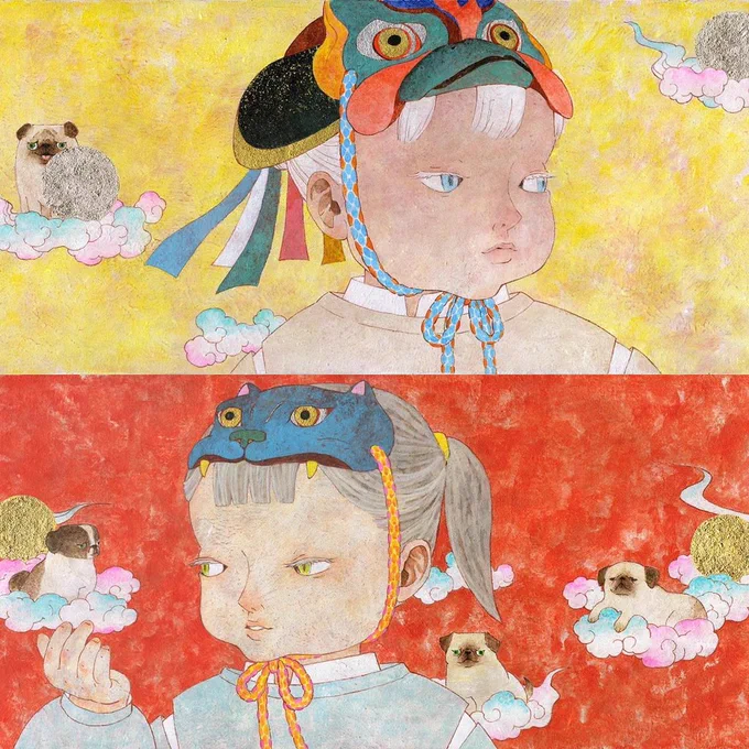 #作品を載せて自分の作品を知ってもらおうこの様な世界観でアート作品を描いています。 