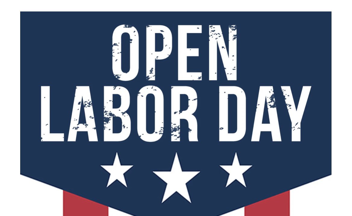 We are open tomorrow at 11am for all your Labor Day plans!