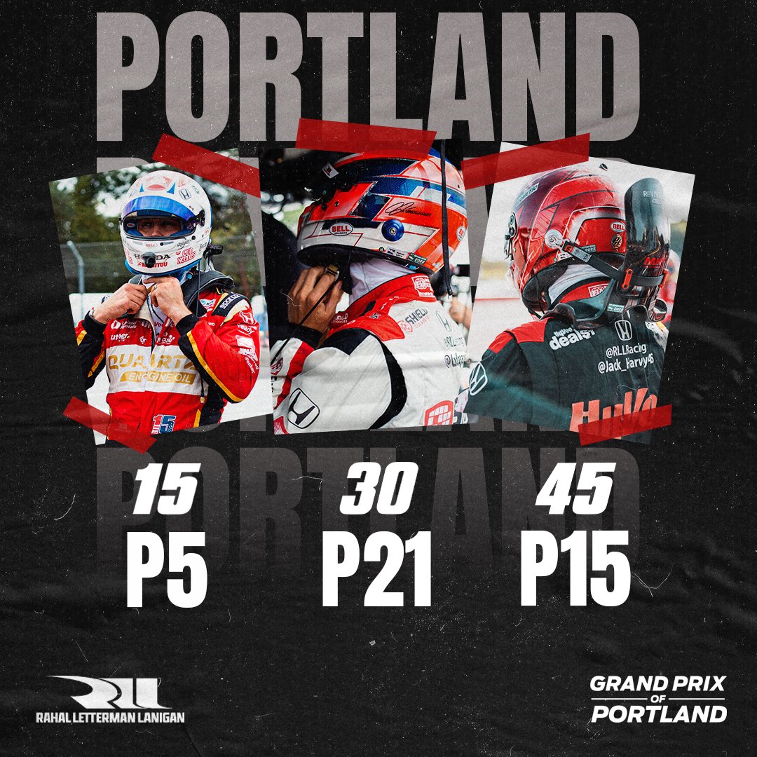 Congrats to the No. 15 @TotalEnergiesUS team for a Top 5 finish at #PortlandGP 

@Portland_GP • @IndyCar • @GrahamRahal • @lundgaardoff • @jack_harvey45 • @TotalEnergiesUS • @MiJackProducts • @HyVee