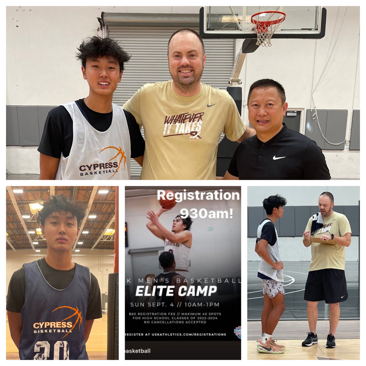 Thanks to Coach Benny for getting <a href="/Jojoki_12/">Jonah Kim</a> a chance to compete at the @UskMBB Elite Basketball Camp with
Coach Williamson!
#Cyphype
<a href="/StKathAthletics/">USK Athletics</a> 
<a href="/OverlookedPlayr/">The Overlooked Player</a>
