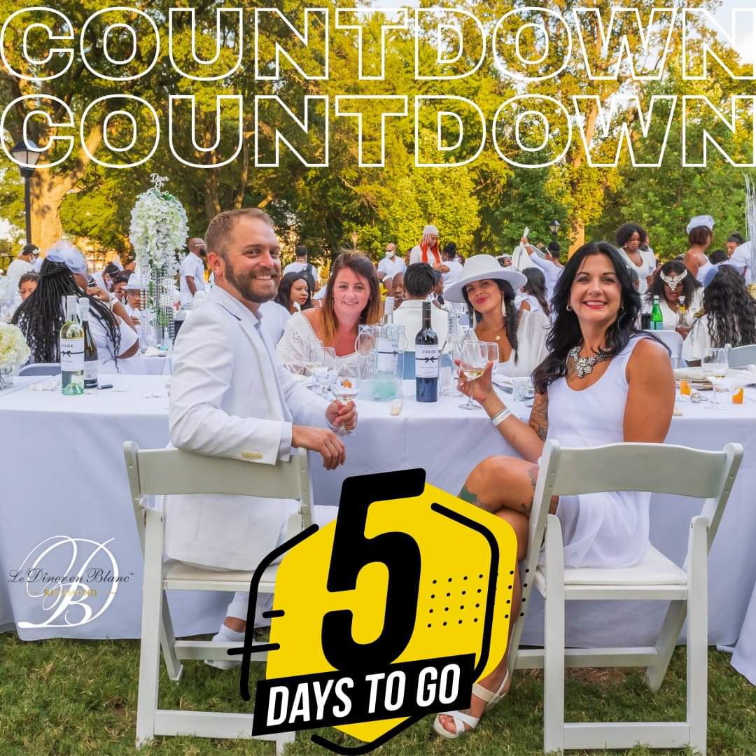 dinerenblancrva's tweet photo. Happy Sunday! Hope you are resting and relaxing! The countdown continues T-minus 5 days, it's going to be stunning! #DEBRVA2022
. 
. 
#dinerenblancRVA #rvaevents #blanc #debready #diningexperience #datenight #allwhiteeverything https://t.co/QHVZ5Qm0Dj