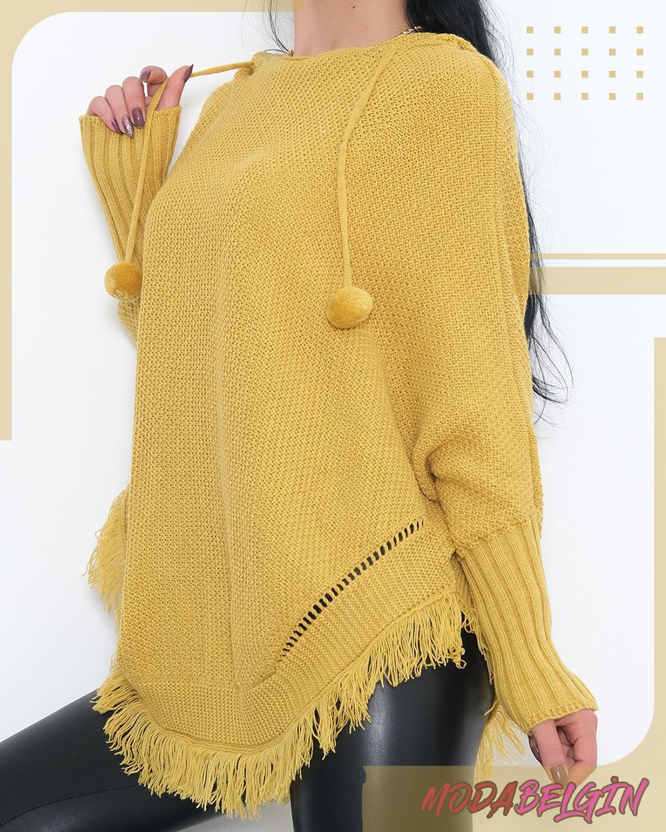 Pançolar her daim modası geçmeyecekler arasında sevgili hanımlar. Özellikle ponponlu ve püsküllü pançolar. Hepinize iyi geceler dilerim. ❤

#pançolar #püsküllüpanço #kışlıkpanço #örgüpanço #panco #pançoelbise