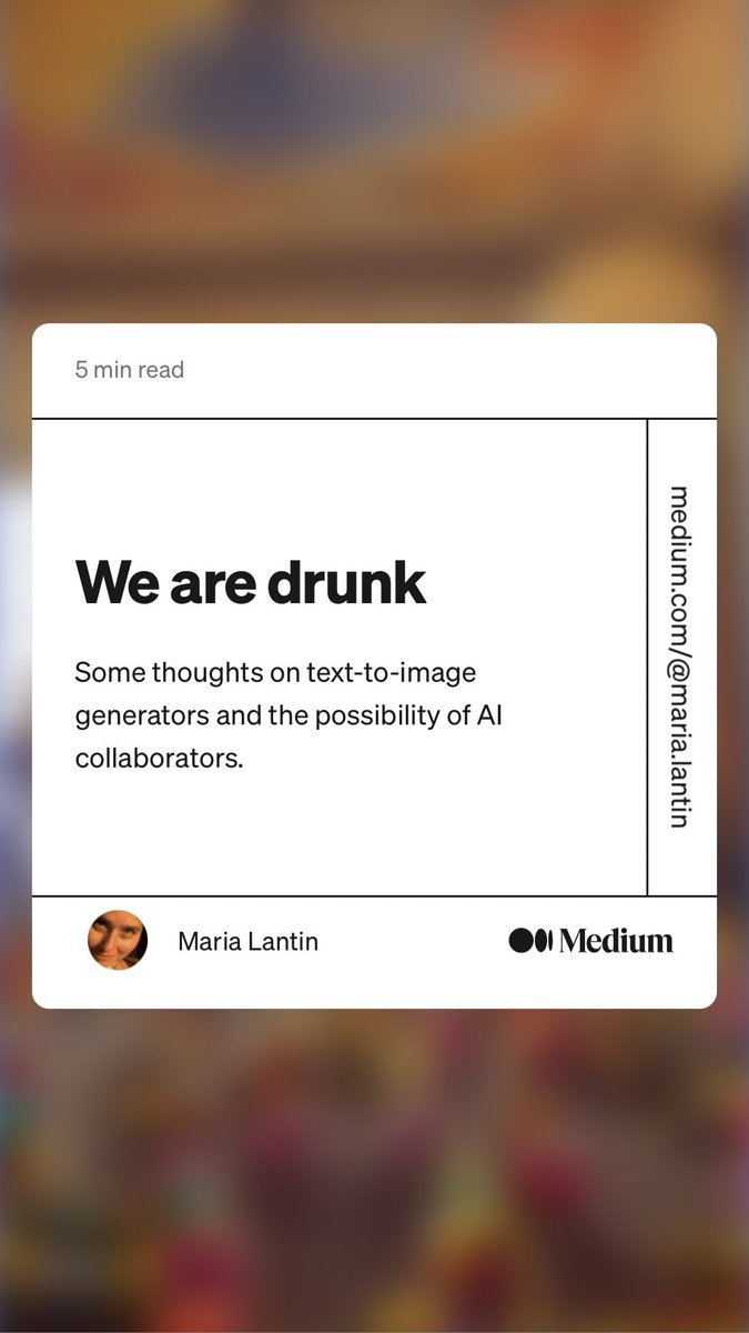 drmarypop's tweet photo. A few words on text-to-image generators. Also my first medium article. https://t.co/bhWX2dO16D