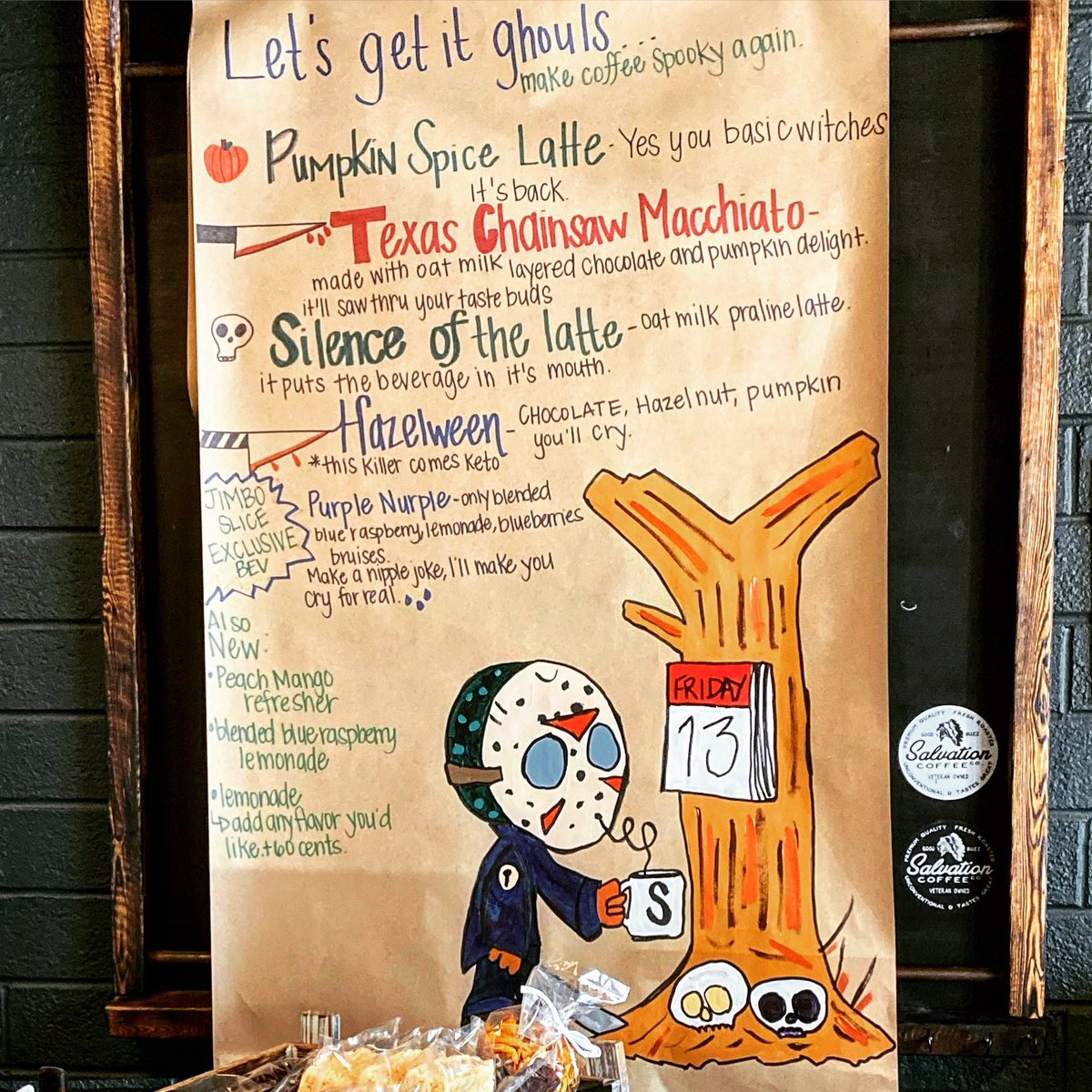 SalCoCoffee's tweet photo. New menu is up.
Yes, weβre open Monday. Itβs what we do.
βπ»β€οΈβοΈπΊπΈ
#coffeeshop #burlingtonnc #grahamnc #mebanenc https://t.co/4pMmvShpHq