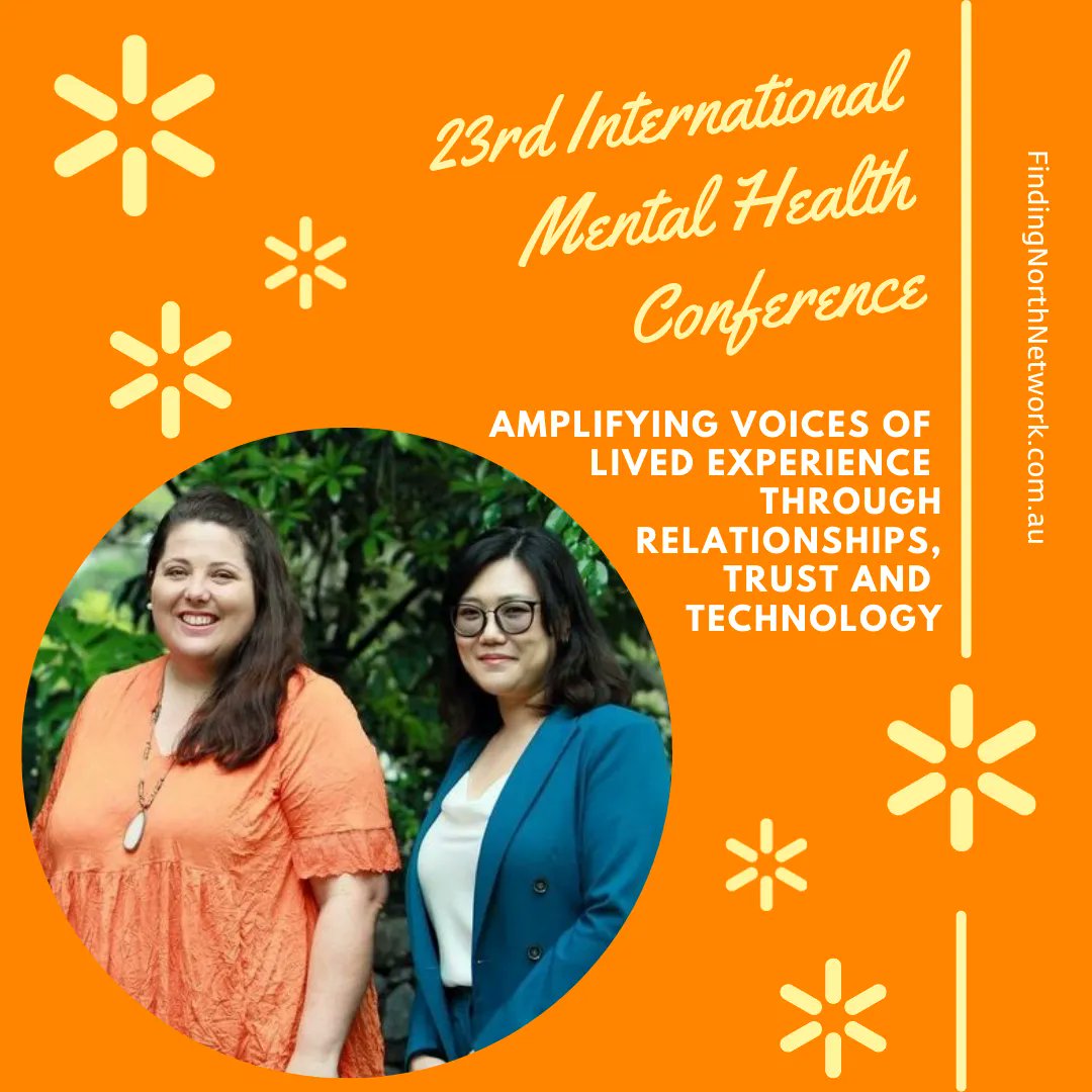 findingnorthau's tweet image. Our team members Donna and Zoey will be talking all things Finding North Network at the 23rd International Mental Health Conference on the Gold Coast today.
#findingnorthau #findingnorthnetwork #livedexperience #livingexperience #internationalmentalhealthconference #goldcoast