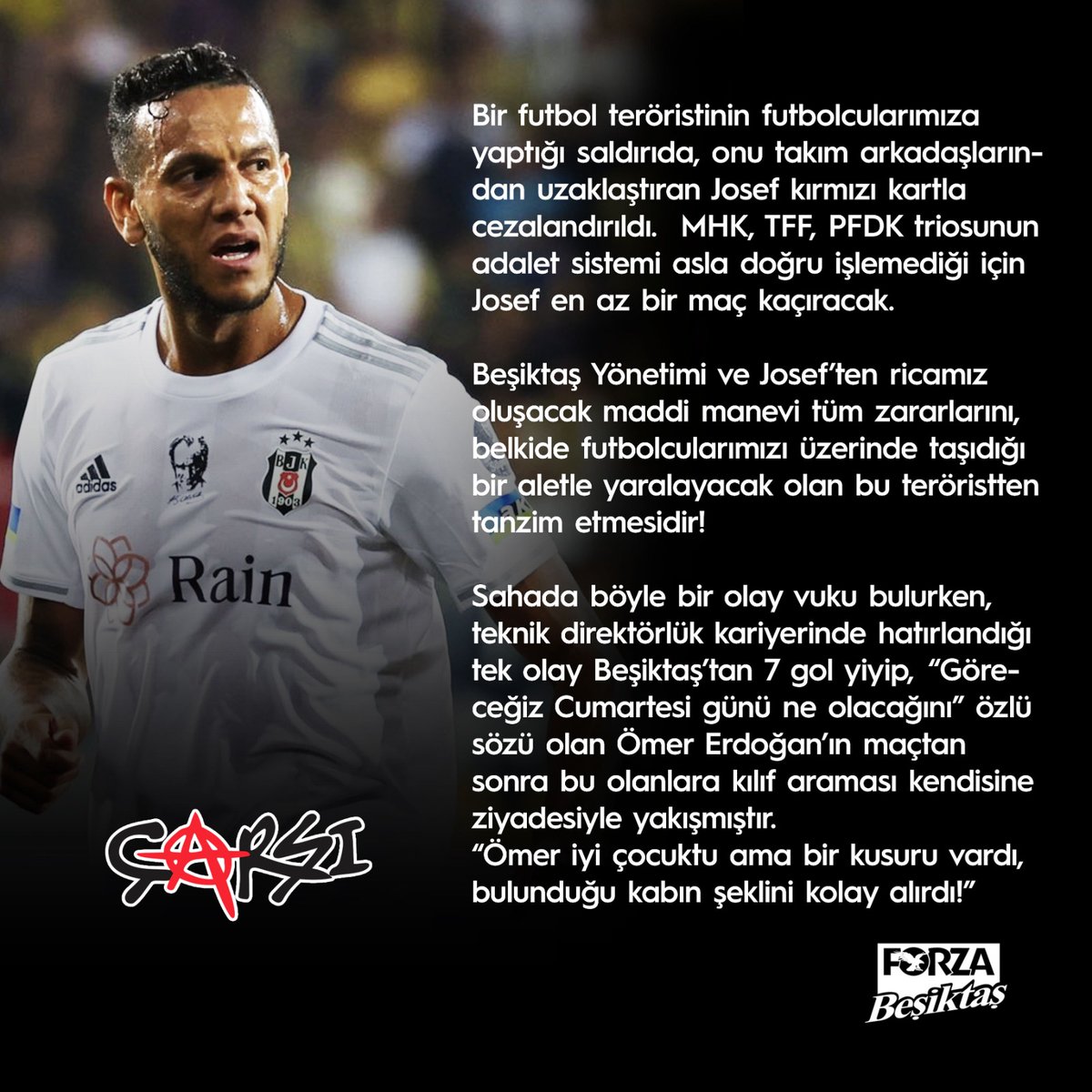 çArşı (@forzabesiktas) on Twitter photo Beyler şapkalar öne... Beyler şapkalar öne...