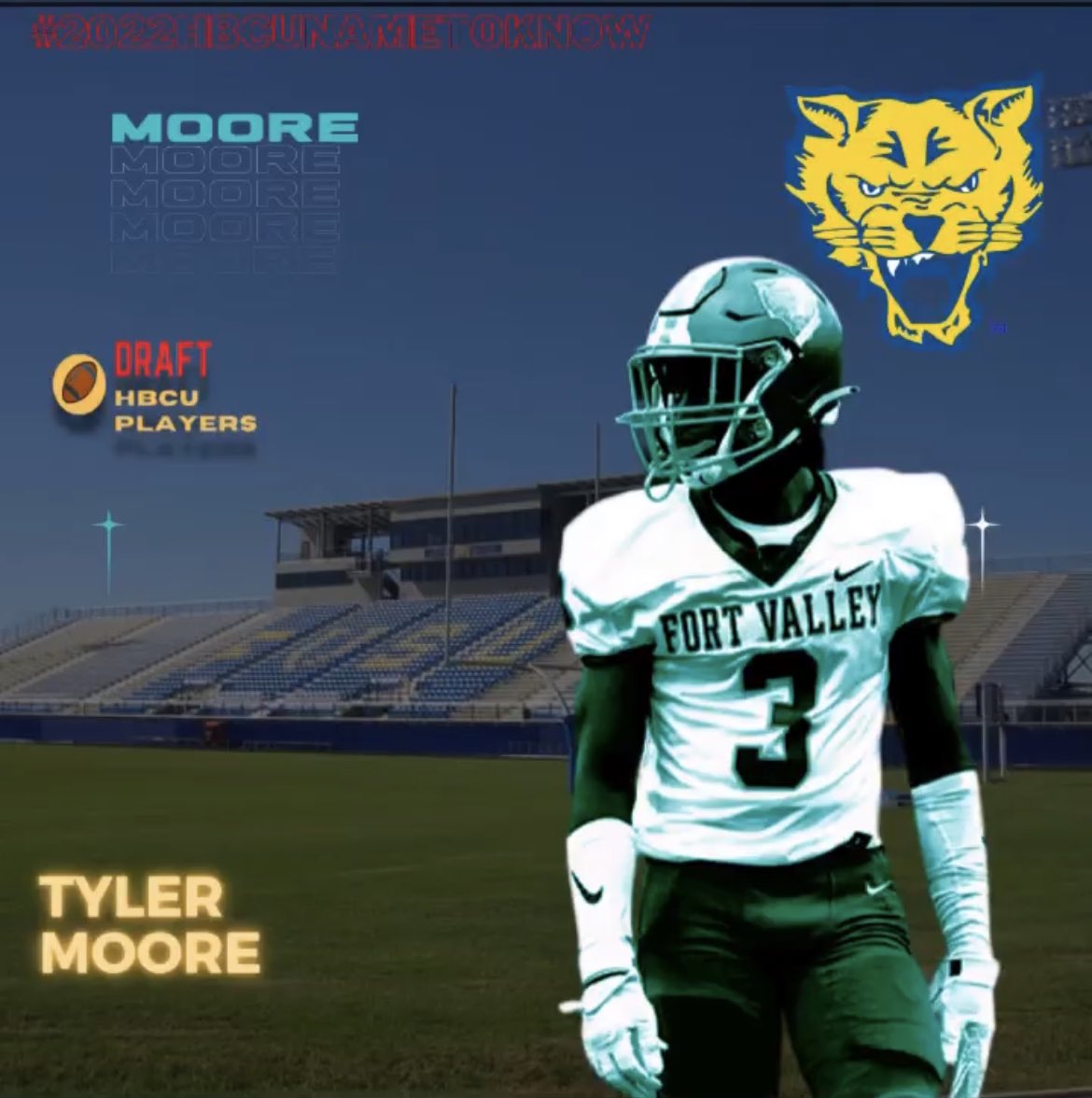 NFLMaliik's tweet image. You got about 5 minutes to get prepared for another great HBCU football Legacy game on ESPNU

@RedTailsClassic 

Some #NamestoKnow for @FVSUFootball 

RB Emanuel Wilson
CB Christian Maddox
S Tyler Moore
DT Kam Rutledge
DE Tim Alderman
WR Cordell Pimienta
OL Emanuel Boone