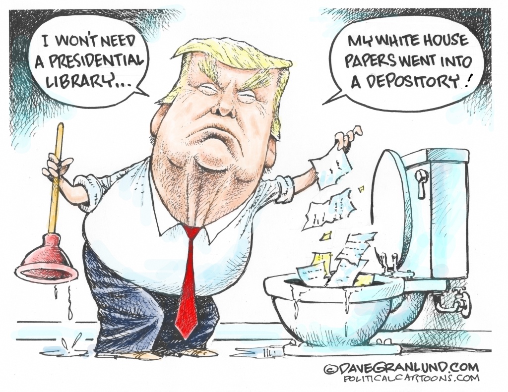 EandPCartoons's tweet image. Dave Granlund @DaveGranlund #TrumpLibrary