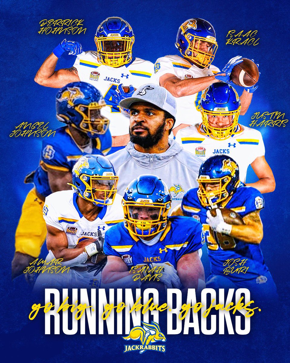Good luck to Coach Crenshaw and the SDSU Running Back group! Excited to see what they accomplish this season! #GoJacks