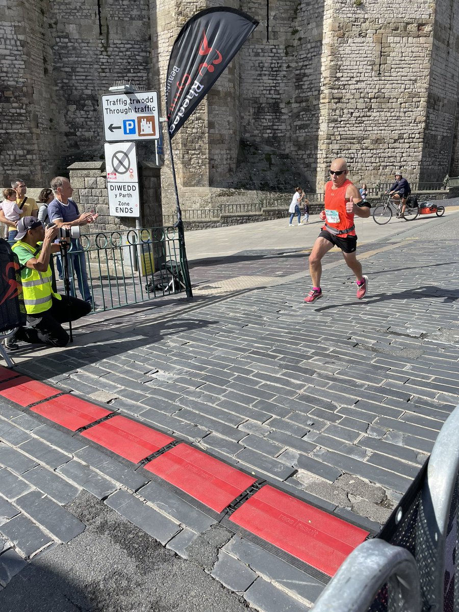 neilwalk's tweet photo. Caernarfon Half Marathon this morning 1:28.11 chip time. Pleased to keep pace us as my watch switched itself off and on at 1.5miles and lost gps for nearly 3 miles
1st in age category @UKRunChat #ukrunchat #running #HalfMarathon #sub130 https://t.co/5lKSlfEv74